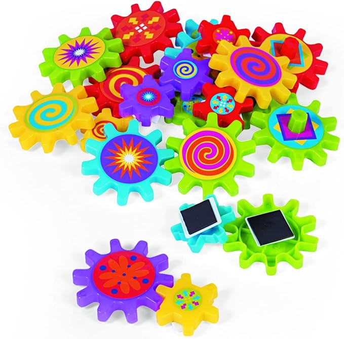 Fun Express Magnetic Gear Building Toys 22 Pieces