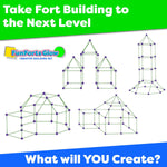Fun Forts Glow Fort Building Kit for Kids