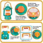 FUN LITTLE TOYS Pop-Up Play Tent with Camping Gear Set