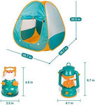FUN LITTLE TOYS Pop-Up Play Tent with Camping Gear Set