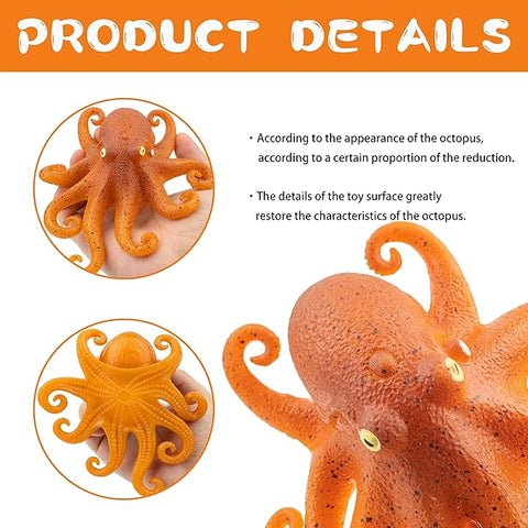 FUNSCENE Mini Realistic Under The Sea Life Figure for Toddler Bath Bathtub