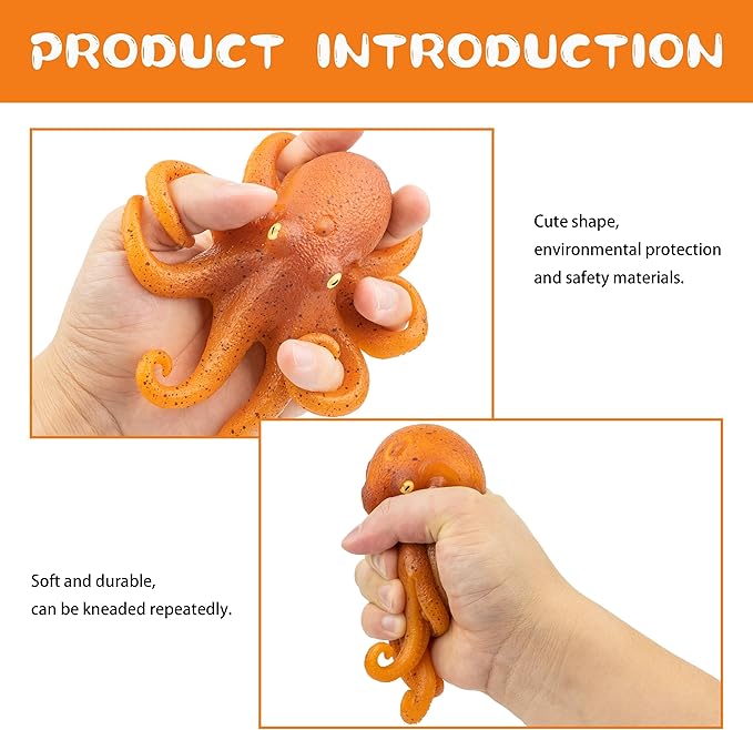 FUNSCENE Mini Realistic Under The Sea Life Figure for Toddler Bath Bathtub