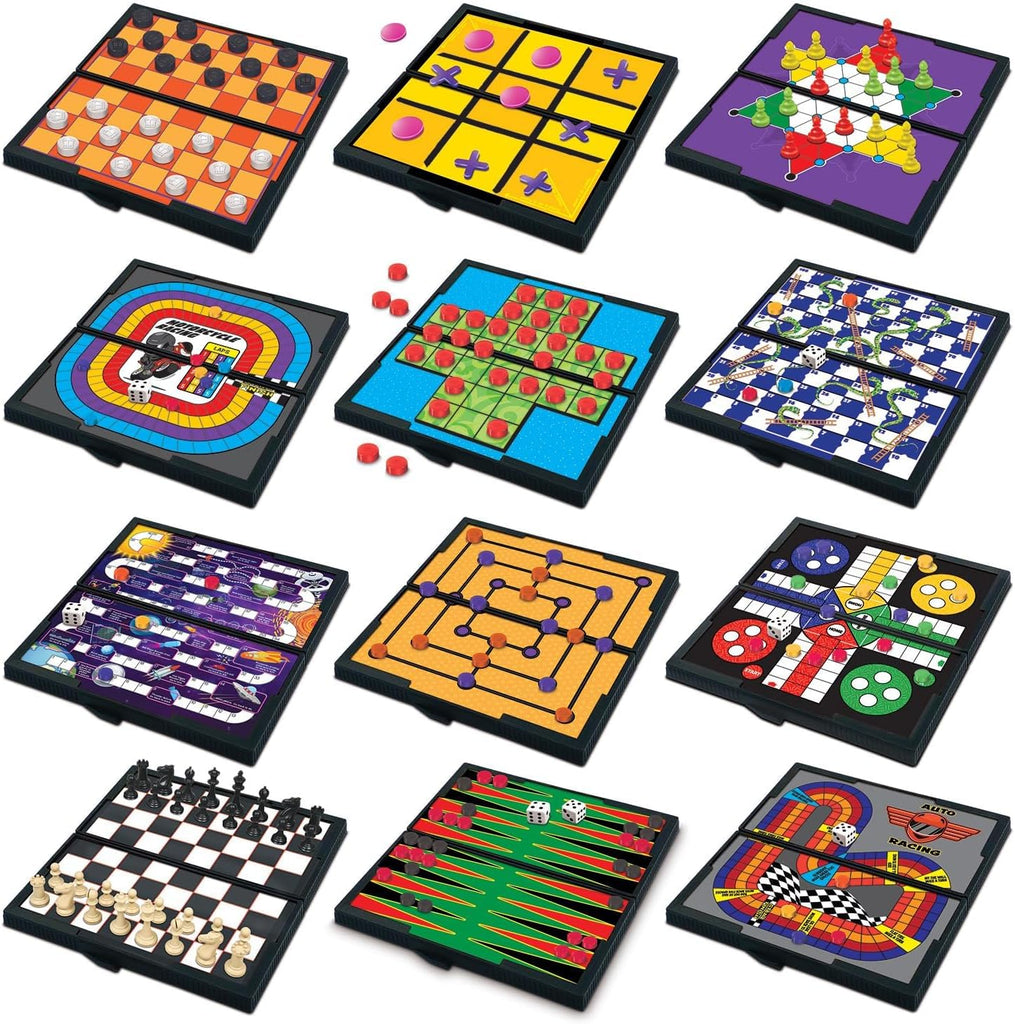 Gamie Magnetic Board Travel Games for Kids