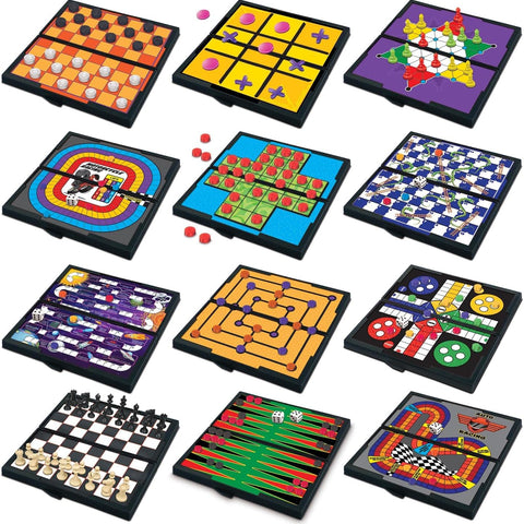 Gamie Magnetic Board Travel Games for Kids