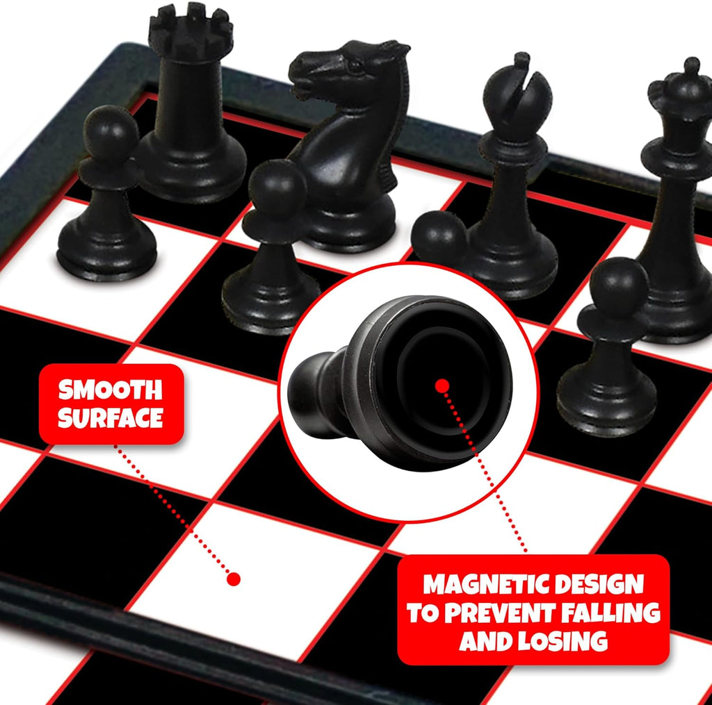 Gamie Magnetic Board Travel Games for Kids