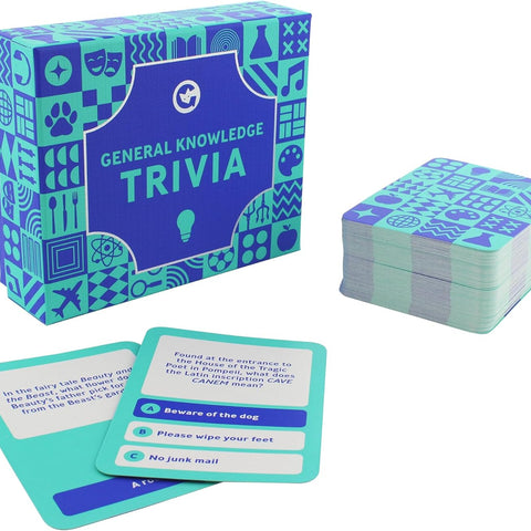 General Knowledge Trivia - 120 Travel-Friendly Quiz Cards