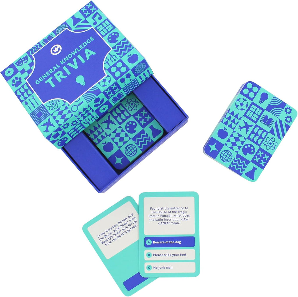 General Knowledge Trivia - 120 Travel-Friendly Quiz Cards