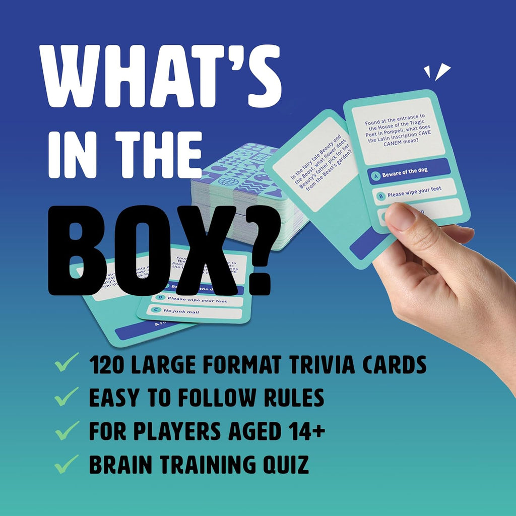 General Knowledge Trivia - 120 Travel-Friendly Quiz Cards