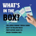 General Knowledge Trivia - 120 Travel-Friendly Quiz Cards