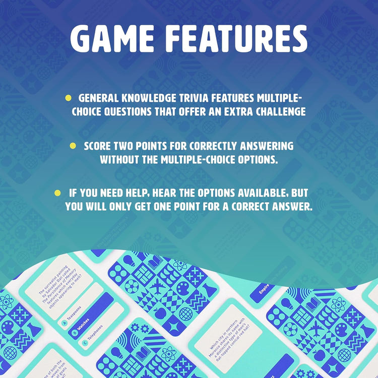 General Knowledge Trivia - 120 Travel-Friendly Quiz Cards