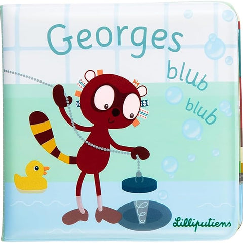 LILLIPUTIENS Georges Blub Blub Bath Book - Water Adventure