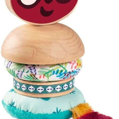 LILLIPUTIENS Georges Stacking Pyramid - Sensory Baby Toy