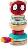 LILLIPUTIENS Georges Stacking Pyramid - Sensory Baby Toy