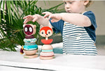 LILLIPUTIENS Georges Stacking Pyramid - Sensory Baby Toy