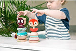 LILLIPUTIENS Georges Stacking Pyramid - Sensory Baby Toy