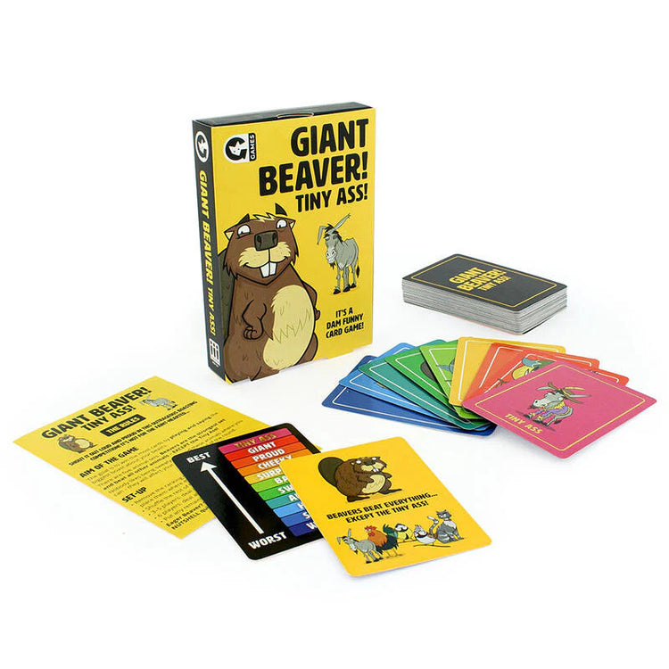 Giant Beaver! Tiny Ass! - Cheeky Adult Strategy Card Game