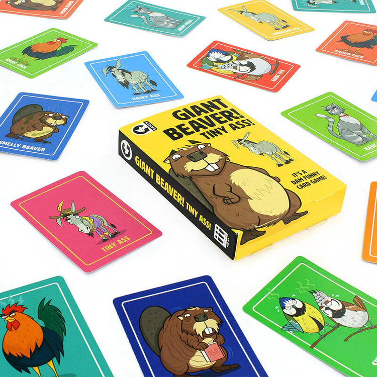 Giant Beaver! Tiny Ass! - Cheeky Adult Strategy Card Game