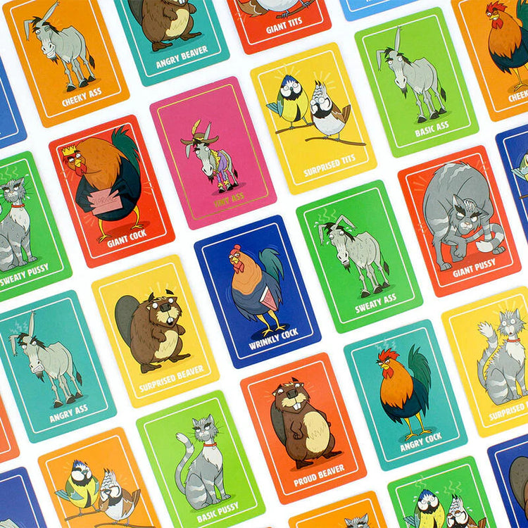 Giant Beaver! Tiny Ass! - Cheeky Adult Strategy Card Game