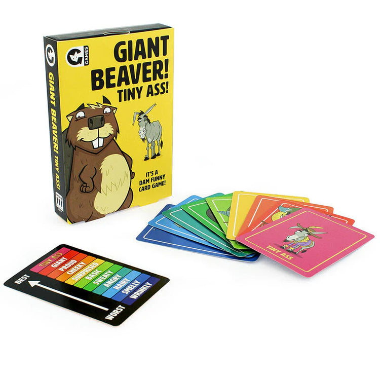 Giant Beaver! Tiny Ass! - Cheeky Adult Strategy Card Game
