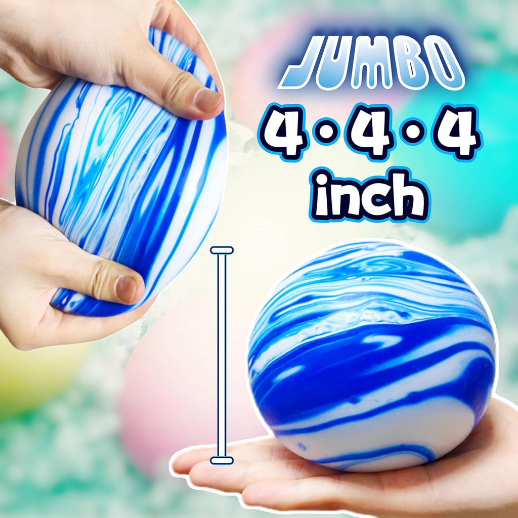 Giant Stress Balls for Kids and Adults - Jumbo Dough Balls Squishy Fidget Toy