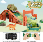 GIAT Dinosaur Race Track Playset with Lights & Sounds