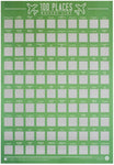 Gift Republic GR630001 100 Places Scratch Off Bucket List Poster