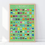 Gift Republic GR630001 100 Places Scratch Off Bucket List Poster