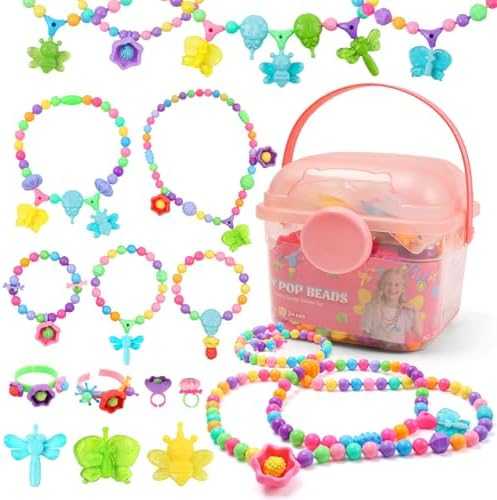 GILI Pop Beads Jewelry Making Kit (500 pcs)
