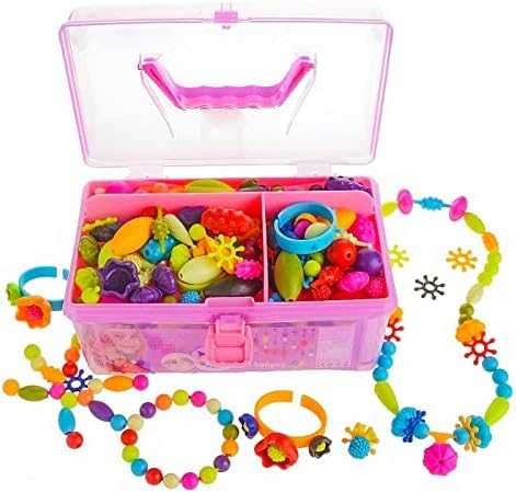 GILI Pop Beads Jewelry Making Kit (500 pcs)