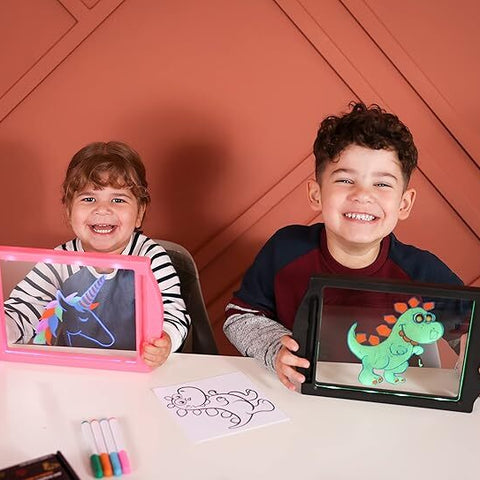 Glow Art - Pink for Bright Creative Drawing Fun