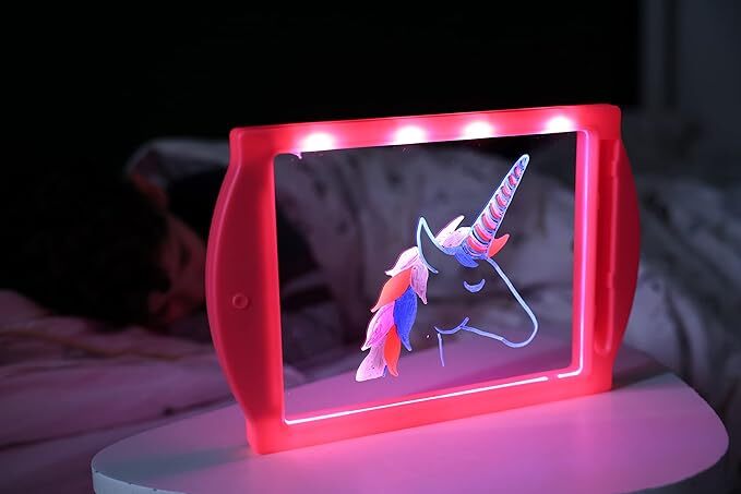 Glow Art - Pink for Bright Creative Drawing Fun