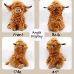 Gluutoyashop Highland Cows Stuffed Animal