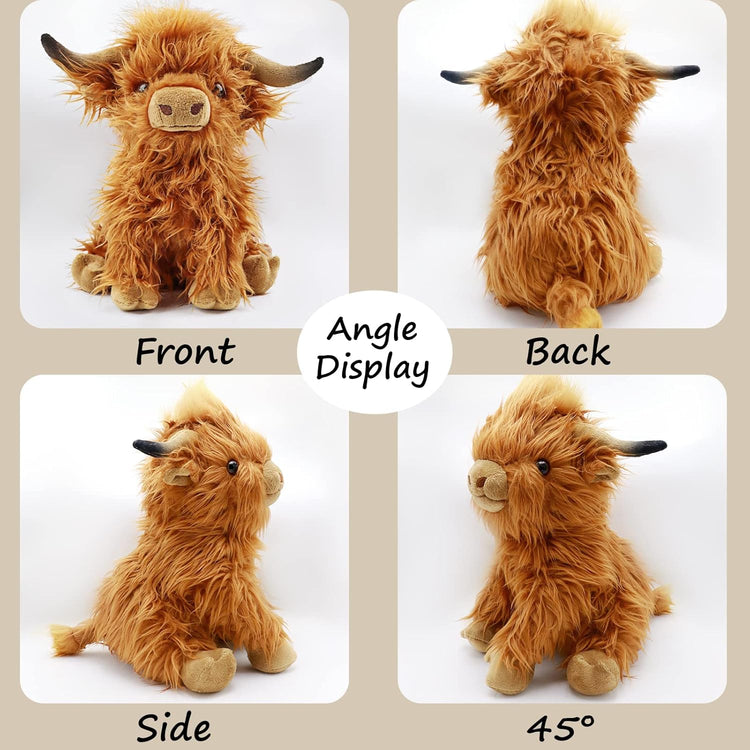 Gluutoyashop Highland Cows Stuffed Animal