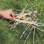 Gonoelec 41 Piece 12 Inch Bamboo Pick Up Sticks Game