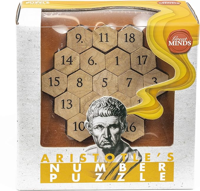 Great Minds Aristotle’s Number Brain Teaser Puzzle