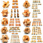 Guaishou 10-in-One 3D Small Wooden Puzzles