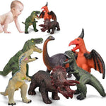 Gzsbaby Jumbo Soft Dinosaur Toys Set (6 pcs)