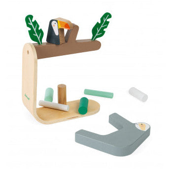 Janod Sloth Balancing Game - Wooden Magnetic Dexterity Toy