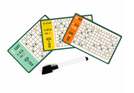 Happy Camper - Wild Reusable Logic Puzzle Cards for Campers