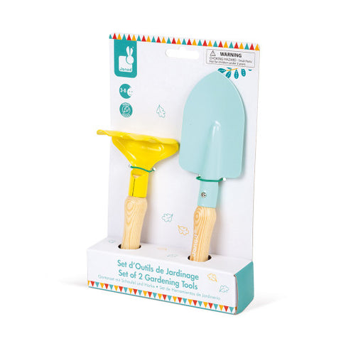 Janod Happy Garden Tools - 2-Piece Kids Gardening Set Toy