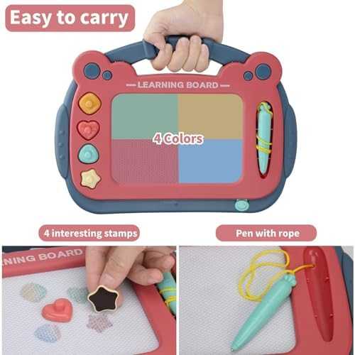 HCFJEH Magnetic Drawing Doodle Board (Blue)