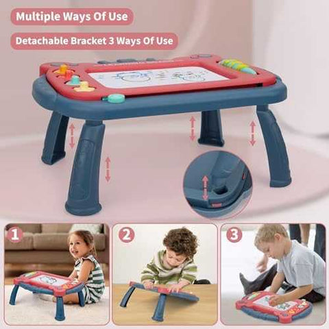 HCFJEH Magnetic Drawing Doodle Board (Blue)