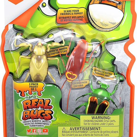 HEXBUG Real Bugs Nanos 3 Pack