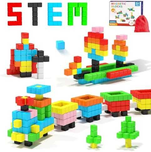 Hiwawind Magnetic Blocks STEM Set (40 pcs)