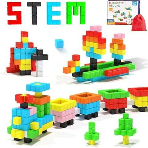 Hiwawind Magnetic Blocks STEM Set (40 pcs)