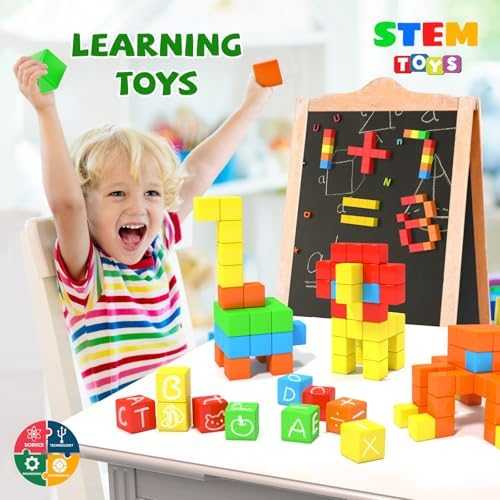 Hiwawind Magnetic Blocks STEM Set (40 pcs)