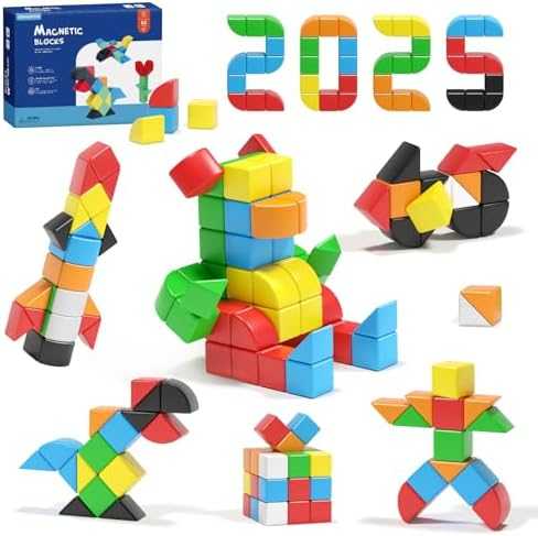 Hiwawind Magnetic Blocks STEM Set (40 pcs)