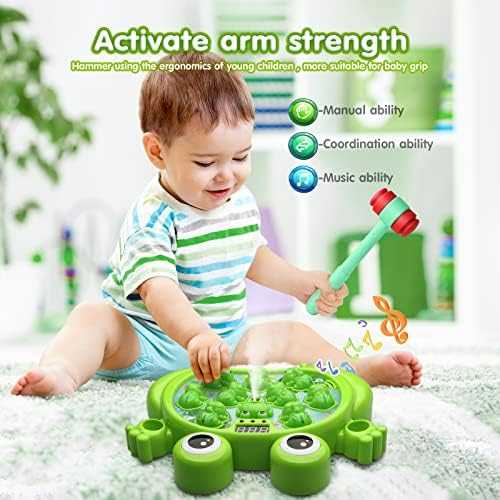 HopeRock Whack-A-Frog Game with Lights & Music