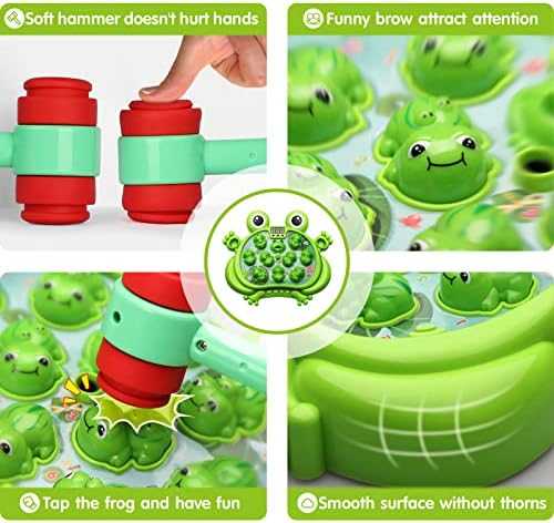HopeRock Whack-A-Frog Game with Lights & Music