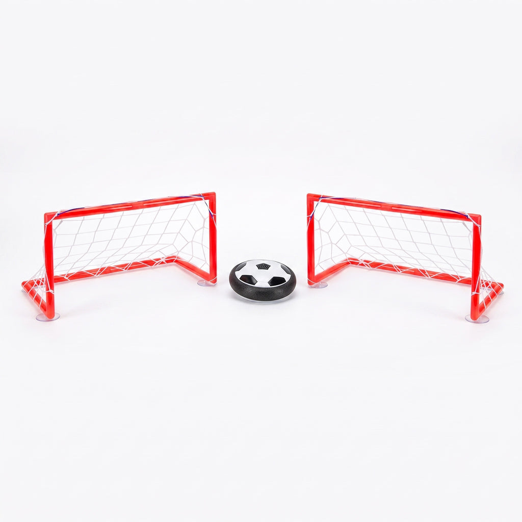 Hovering Soccer Ball Set - Indoor Air Soccer Action